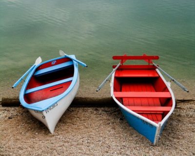 Englisch zwei Boote